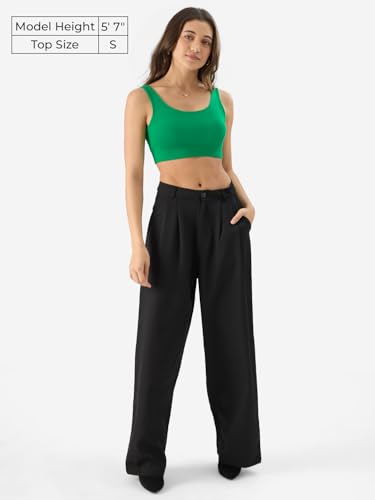 The Souled Store Kelly Women and Girls Sleeveless Round Neck Bralette Top