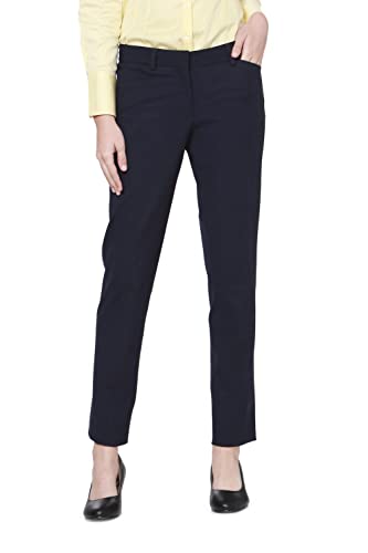 Allen Solly Men Solid Polyester Pants