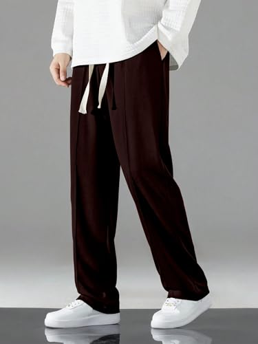 Greciilooks Regular Trouser Loose Fit | Sports For Men Stylish Track Pant | Track Pants | Plain Track Pant (In, Alpha, M, Regula
