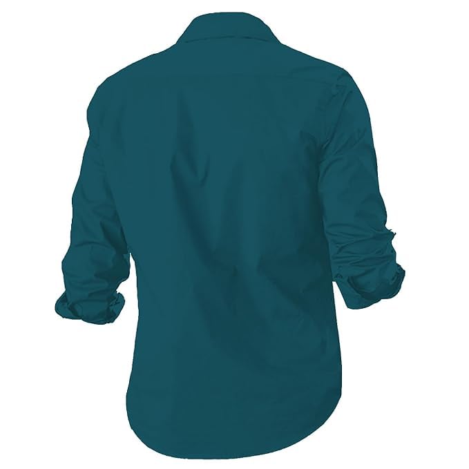 Rebelify Double Pocket With Flap Men Cargo Cotton Shirt