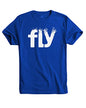 ADRO Men's Printed Cotton T-Shirt | Regular Fit | Round Neck | RNR-M-Fly-RB-XL Royal Blue