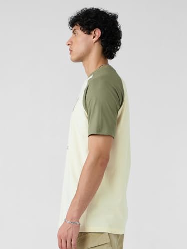 The Souled Store Karma Men and Boys Short Sleeves Round Neck Green Graphic Printed Regular Fit Cotton T-Shirts