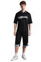 Hubberholme Men Oversized Straight Fit Printed Co-Ord_8