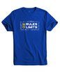 ADRO No Rules No Limits Mens Printed T-Shirt (RNR-M-LIM-RB_Royal Blue_XL)