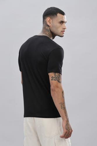 ADRO V-Neck T Shirt for Men, 100% Cotton Vneck Tshirt is Ideal for Casual wear, Workouts and Loungewear, Adding a Stylish Touch.