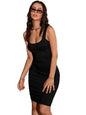 Wedani Georgette Solid One Piece Dress for Women
