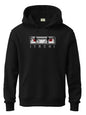 ADRO Mens Black Itachi Uchiha Hoodie | 320 GSM Heavyweight Cotton Poly Fleece Printed Hoodies | Anime-Inspired Naruto Sharingan