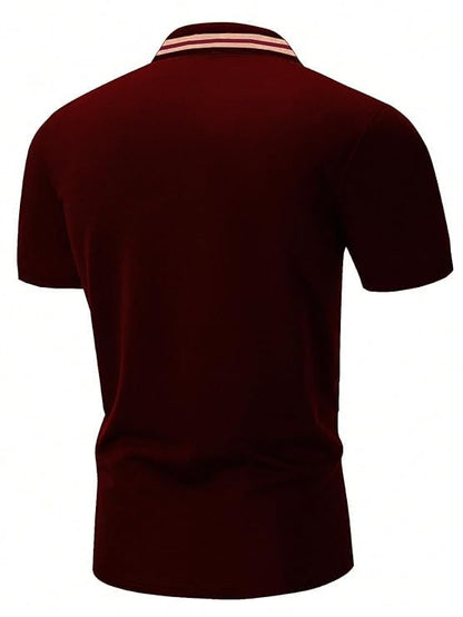 Greciilooks Polo T-Shirt For Men  Cotton Short Sleeve Regular Fit Tee | Perfect For Golf, Travel & Outdoor Casual Look (Availabl