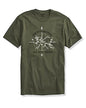 ADRO Die with Memories Not with Dreams Mens Printed T-Shirt (S, Olive Green)
