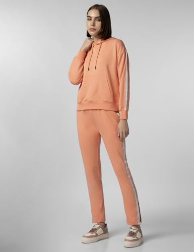 FYLTR Womens Drop Shoulder Hoodie & Joggers Set With Contrast Branded Tape on Sleeve and Jogger Side Seam - Rib Hem & Cuff | Sl