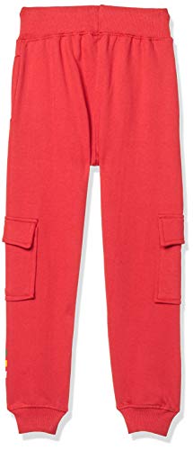 T2F Boys Regular Fit Mid Rise Track Pant Red
