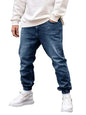 Noble Monk MenS Baggy Fit Jeans | Cargo Pocket | Streachable Jean For Men Navy Blue