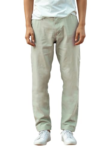 Bewakoof MenS 100% Cotton Casual Trouser - Regular Fit