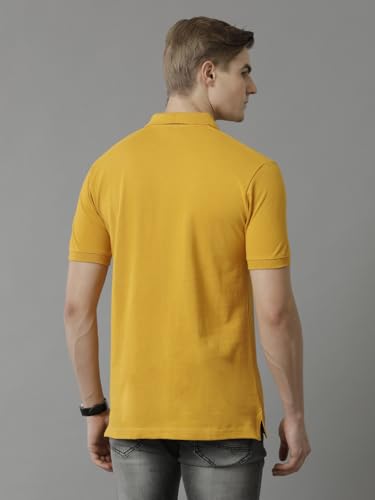 ADRO Mens Polo T Shirt 100% Cotton Polo Tshirt for Men | Solid Polo T-Shirt Regular fit | PN23-H-L1PLN-MU