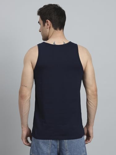 Peppyzone Mens Regular Fit Vest (TT-Trendy 56-60_Navy Blue2