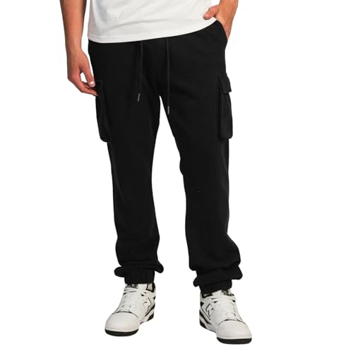 Nobero MenS Regular Sweatpants (1M-Bwjg-R0173-Aw_Black