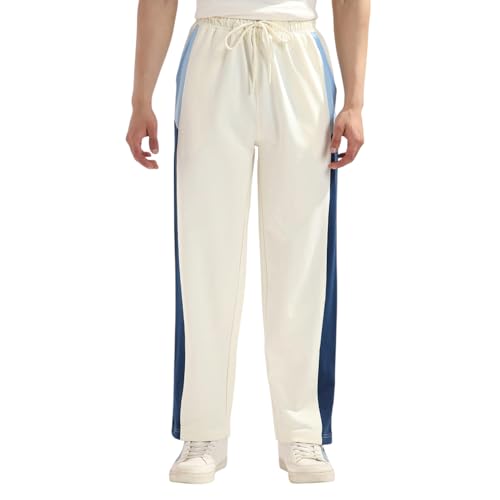 Nobero MenS Straight Sweatpants (1M-Bwjg-R0193_Arctic Wolf