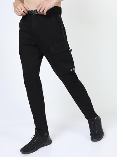 Ketch MenS Relaxed Casual Pants (Khtr000295_Black