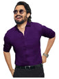 Tee Projekt Shirt for Men Cotton Spread Collar Long Sleeve hirt Parfect for Formal Wear