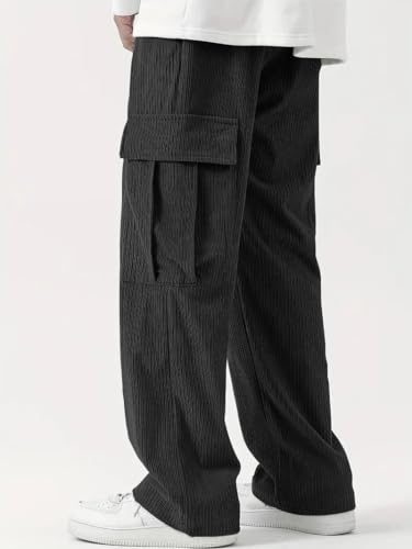 Greciilooks Cargo Joggers For Men  Cotton Loose Fit Utility Pants With 6 Pockets | Durable Outdoor & Hiking Trousers (Available