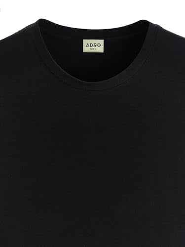 ADRO Mens Flag Printed Cotton T-Shirt_RN24-L2-FLAG-BL