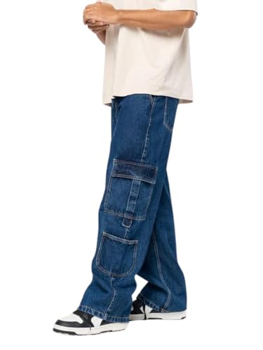 GRECIILOOKS Men Jeans | Men Jeans Pants | Denim Jeans | Baggy Jeans for Men | Cargo Jeans for Man | Stylish Jeans for Men (in, N