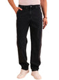 Style Quotient Men Relaxed Fit High Rise Cotton Jeans Black
