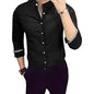 Tee Projekt Casual Cotton Long Sleeve Shirt for Men Formal Wear Regular Wear