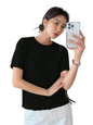 Wedani Solid Regular Fit Jeans Korean Western Tops for Women Stylish