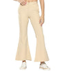 Aarika Girls Casual Wear Beige Colour Solid Crepe Pant-(12-15 Years)-(Pant-Ad-1012-Beige-40)