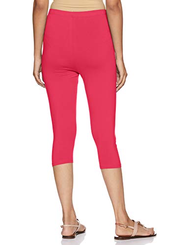 Rupa Softline Capri Leggings For Women Cotton Elastane Ultra Soft Free Size Stretch Fit