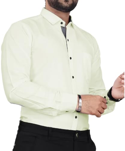 Tee Projekt Casual Cotton Long Sleeve Shirt for Men Formal Wear Regular Wear