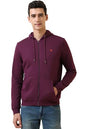 Allen Solly Men Relaxed Fit Solid Casual Cotton Polyester Hoodie