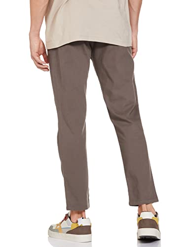 The Indian Garage Co Men Slim Fit Solid Mid-Rise Chinos