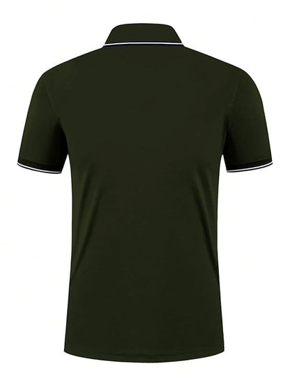 Leriya Fashion Solid Regular Fit T-Shirt For Men (Lf-M.T Mt1223_Green