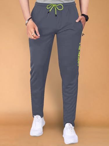 Tee Projekt Lycra Soild with Pocket Track Pant for Men Suitable Jogger Gym Wear, Dancing, Running, Yoga |Fit Type: Regular Fit,