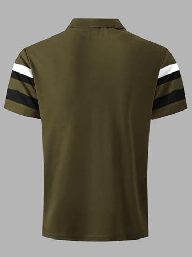 Noble Monk MenS Regular Fit Polo Neck T-Shirt | Half Sleeve | Casual T-Shirt