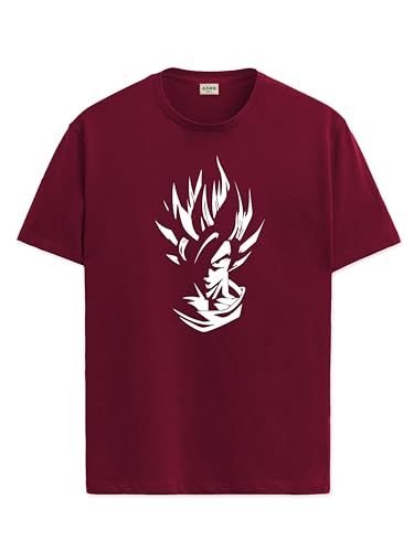 ADRO Tshirt for Men | Printed T Shirt for Men | 100% Cotton T-Shirt |Printed T Shirt | T-Shirts | RN24-GOK-MR-XL Maroon