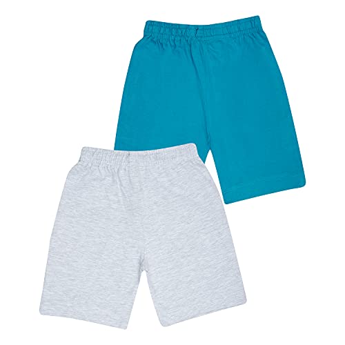 KYDA KIDS Unisex Cotton Printed Regular Fit Shorts - Multicolor(Pack of 2)