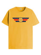 ADRO Tshirt for Men | Printed T Shirt for Men | 100% Cotton T-Shirt |Printed T Shirt | T-Shirts | RN24-CAP-MU-M Mustard