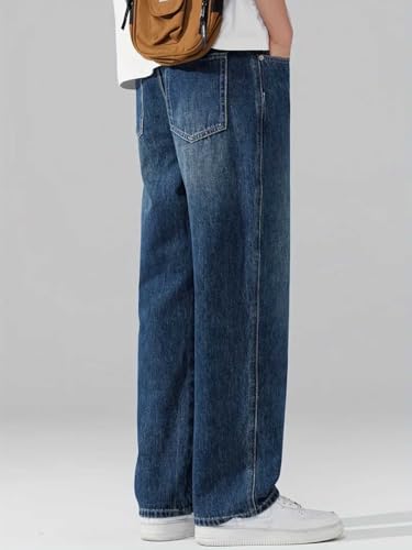 GRECIILOOKS Men Jeans | Men Jeans Pants | Denim Jeans | Baggy Jeans for Men | Loose Fit Jeans for Men | Stylish Jeans for Men (i