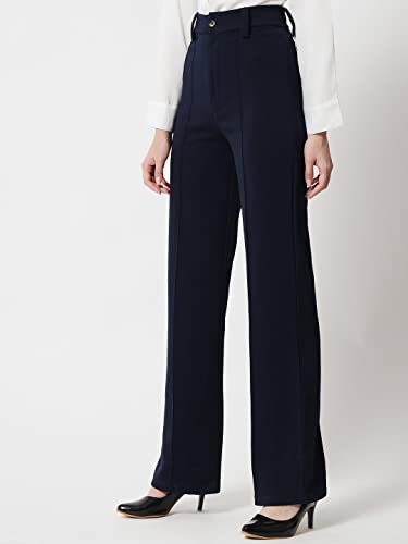 KOTTY Women Regular Fit Multicolor Viscose Rayon Trousers
