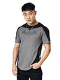The Souled Store Dc: Batman Logo Men And Boys Short Sleeves Round Neck Grey Graphic Printed Cotton Regular Fit Drop Cut T-Shirts