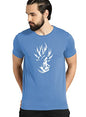 ADRO Anime Printed Mens T-Shirts (RNR-M-GOK-SK_SkyBlue_XL)