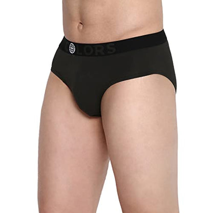 Rupa Modern Regular Solid Frontline Colors Mens Mini Briefs | Soft-Touch Cotton Stretch | Snug Fit | Breathable Fabric | Pack o