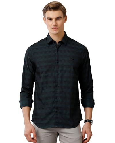 ADRO Elegant Essentials Giza Cotton Men's Casual Shirts (SHI-CH-NB_Navy_XL)