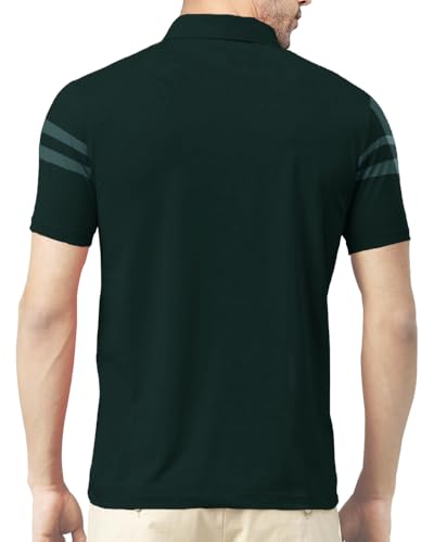 Nobel Monk MenS Regular Fit Polo T Shirt |Half Sleeves |Collar Tshirts |Casual T-Shirt For Men