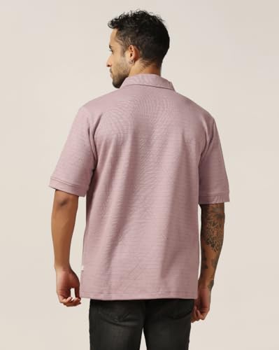 Leriya Fashion Mens Regular Fit Shirt (LF-MS-6172_Pink
