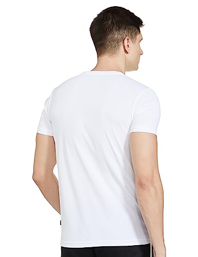 REVOLT Solid Slim Fit Men's Soft & Comfortable Round Neck T-Shirt-Gradation Print, Logo Branding