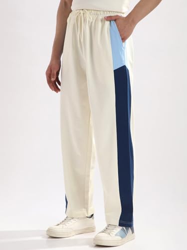 Nobero MenS Straight Sweatpants (1M-Bwjg-R0193_Arctic Wolf
